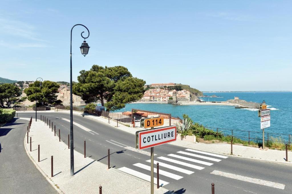 Vue Imprenable - Piscine - Parking privé - terrasse - Collioure Appartamento Esterno foto