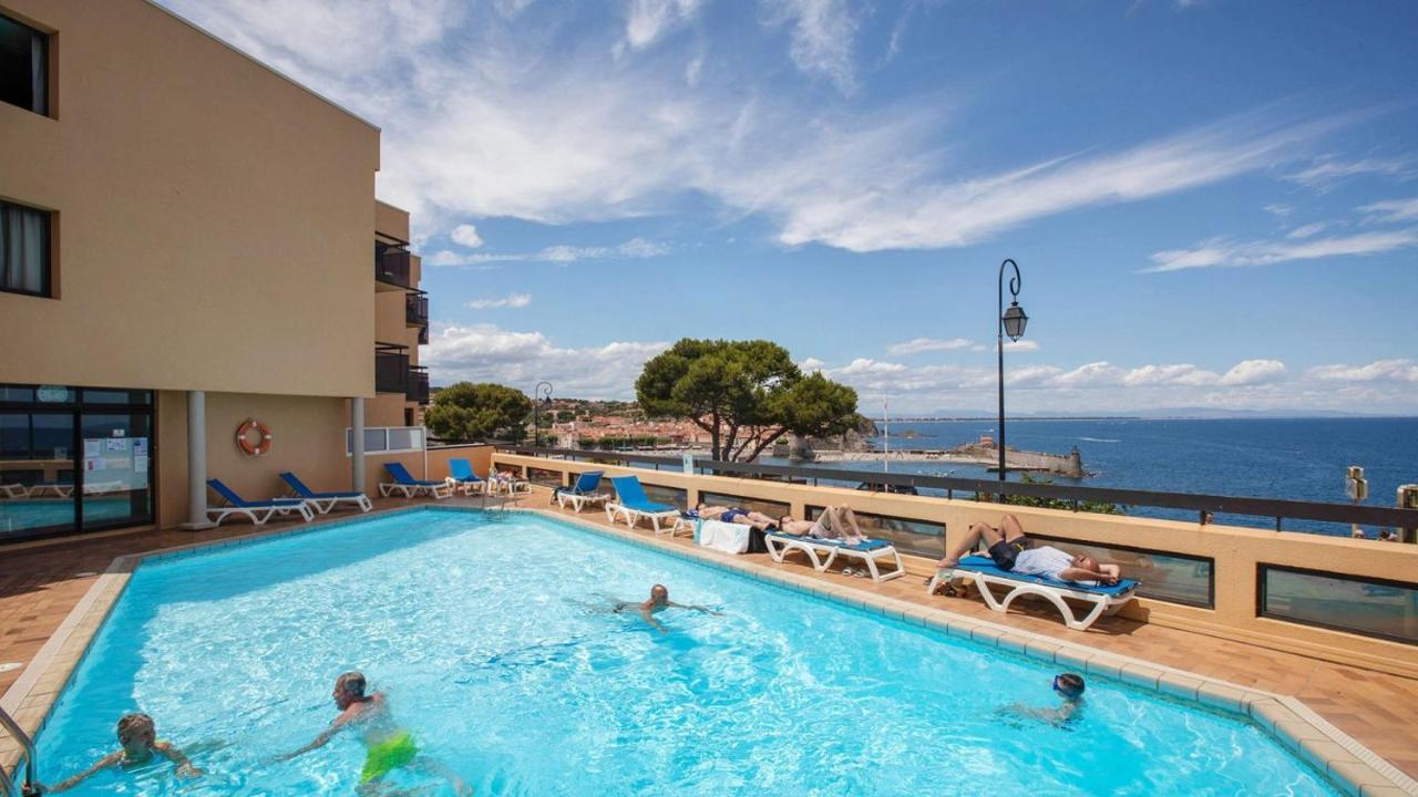 Vue Imprenable - Piscine - Parking privé - terrasse - Collioure Appartamento Esterno foto